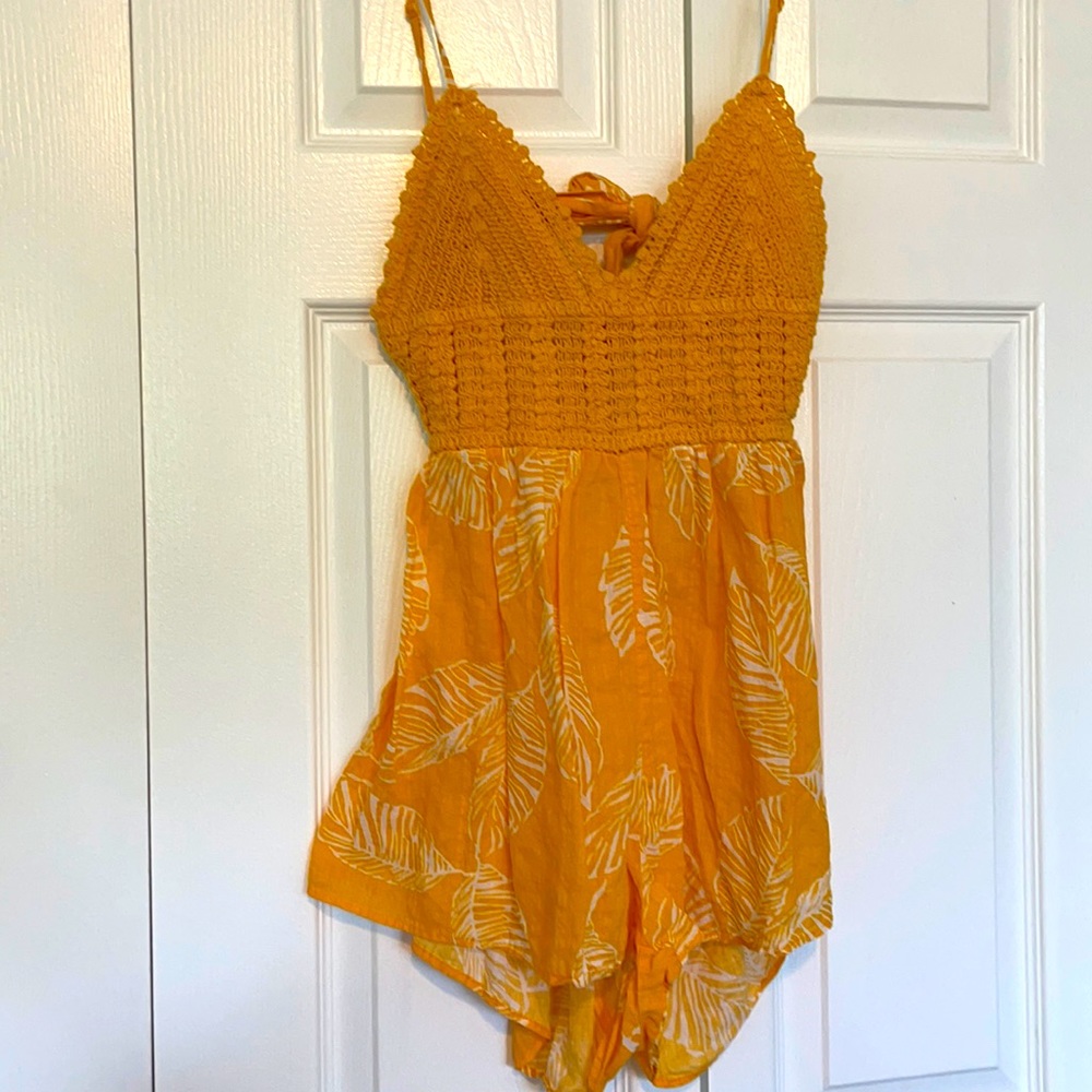 Yellow romper